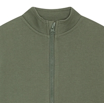 BIRKHOLM Sweat Cardigan Oliven Grøn